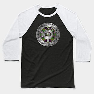 Clan Cochrane Crest & Tartan Knot Baseball T-Shirt